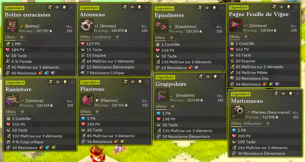 Vignole Ignoble – items